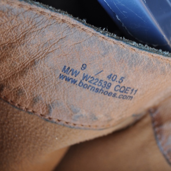 BORN Barnwood Leather Bitsy Knee High Boots - Picture 7 of 8